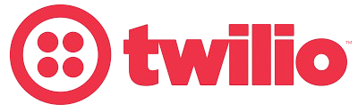 Logo of Twilio, a cloud communications platform providing APIs for messaging, voice, and video services.