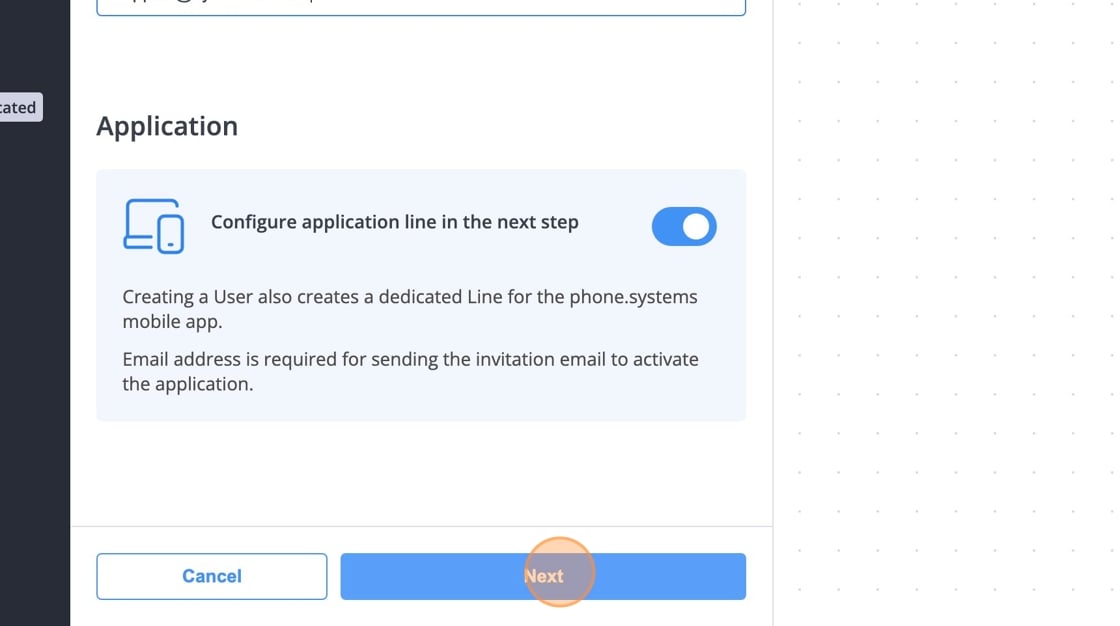 Application configuration toggle switch